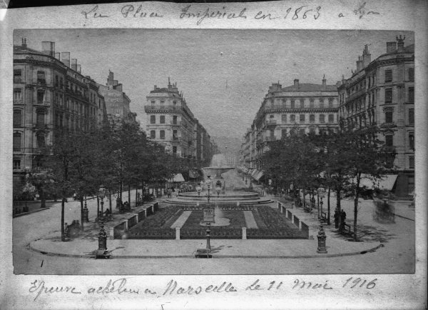 Photographes En Rhône Alpes Grands Travaux Durbanisme Du Second Empire La Place Impériale 