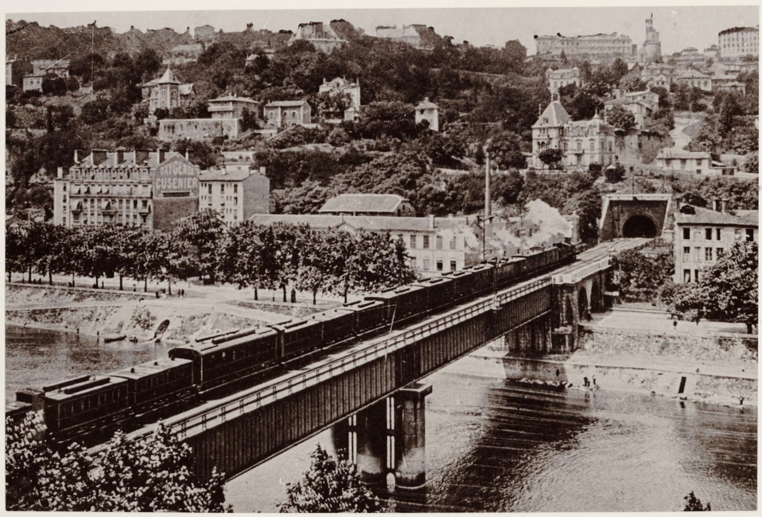 [Viaduc de Perrache et montée de Choulans]