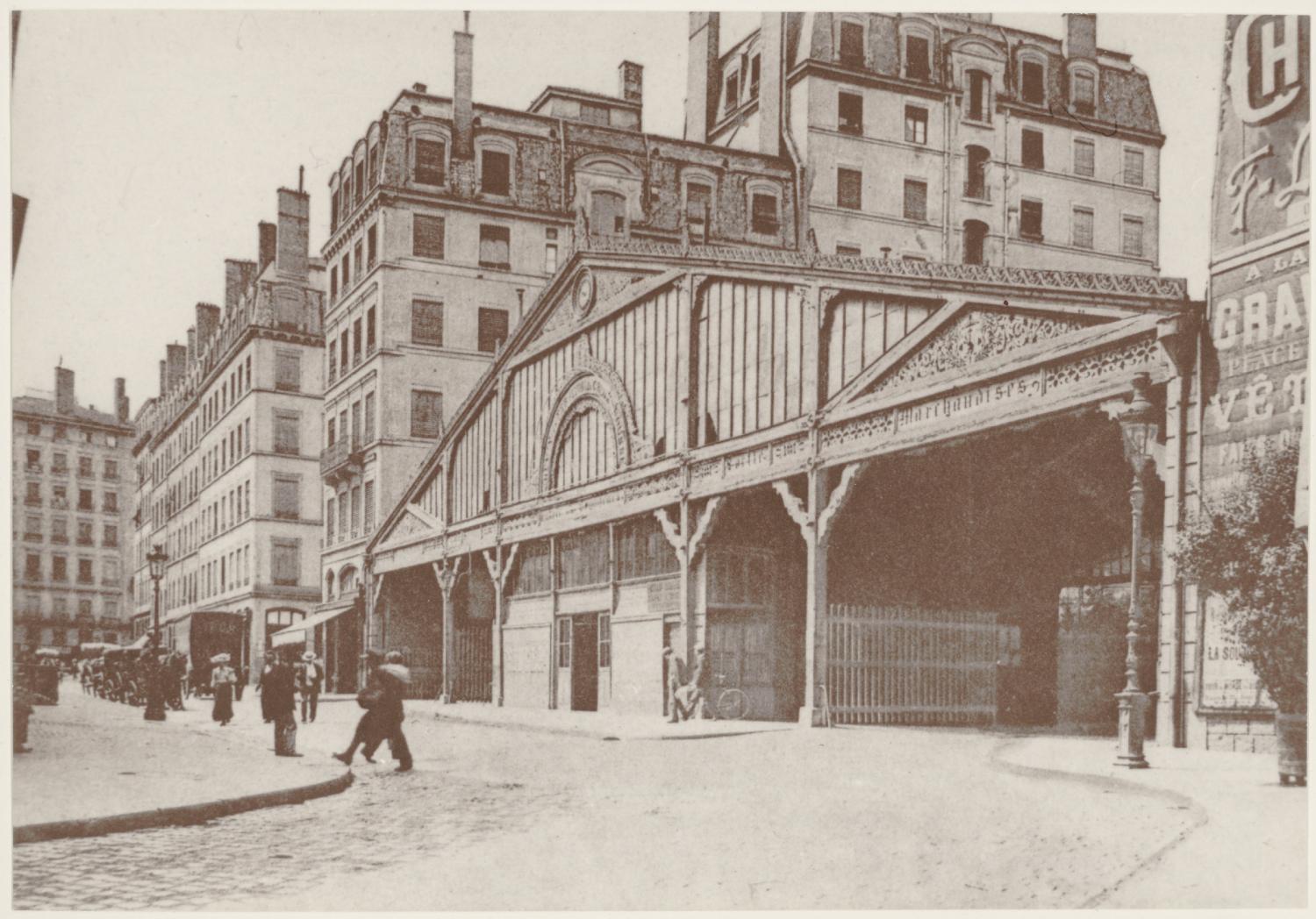 [La Gare basse de la "Ficelle" (ligne A), rue Terme, au début du XXe siècle]