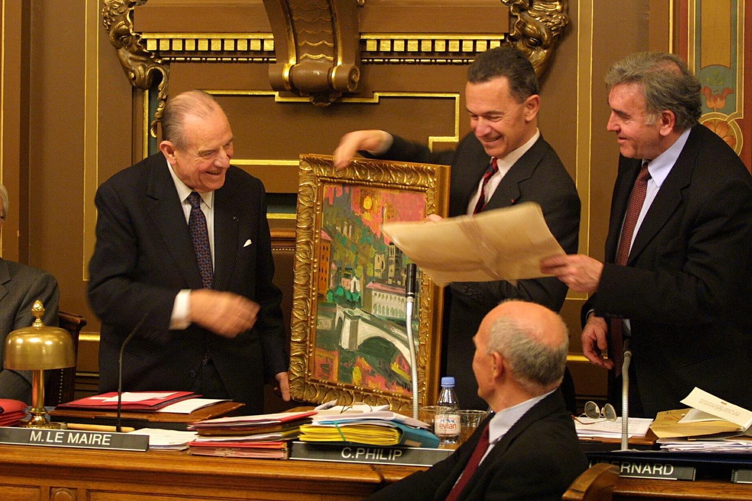 [Conseil municipal de Lyon : dernière séance présidée par Raymond Barre, 19 février 2001]
