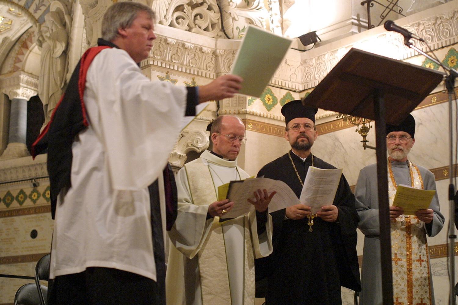 [Rassemblement des églises chrétiennes de Lyon à la basilique de Fourvière]