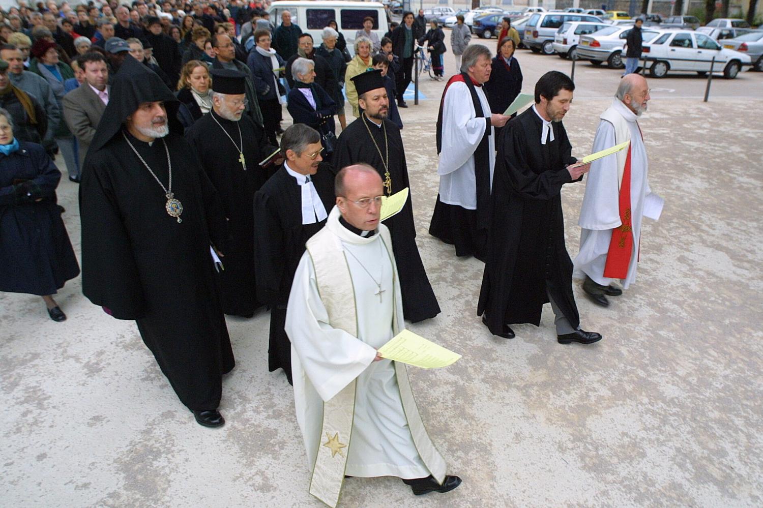 [Rassemblement des églises chrétiennes de Lyon à la basilique de Fourvière]