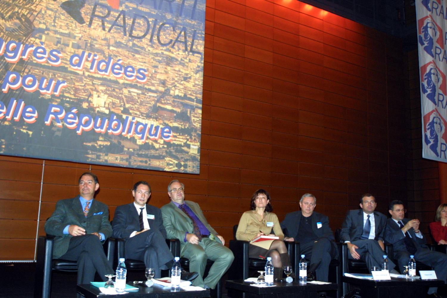 [Congrès du Parti radical valoisien au Palais des congrès de Lyon]