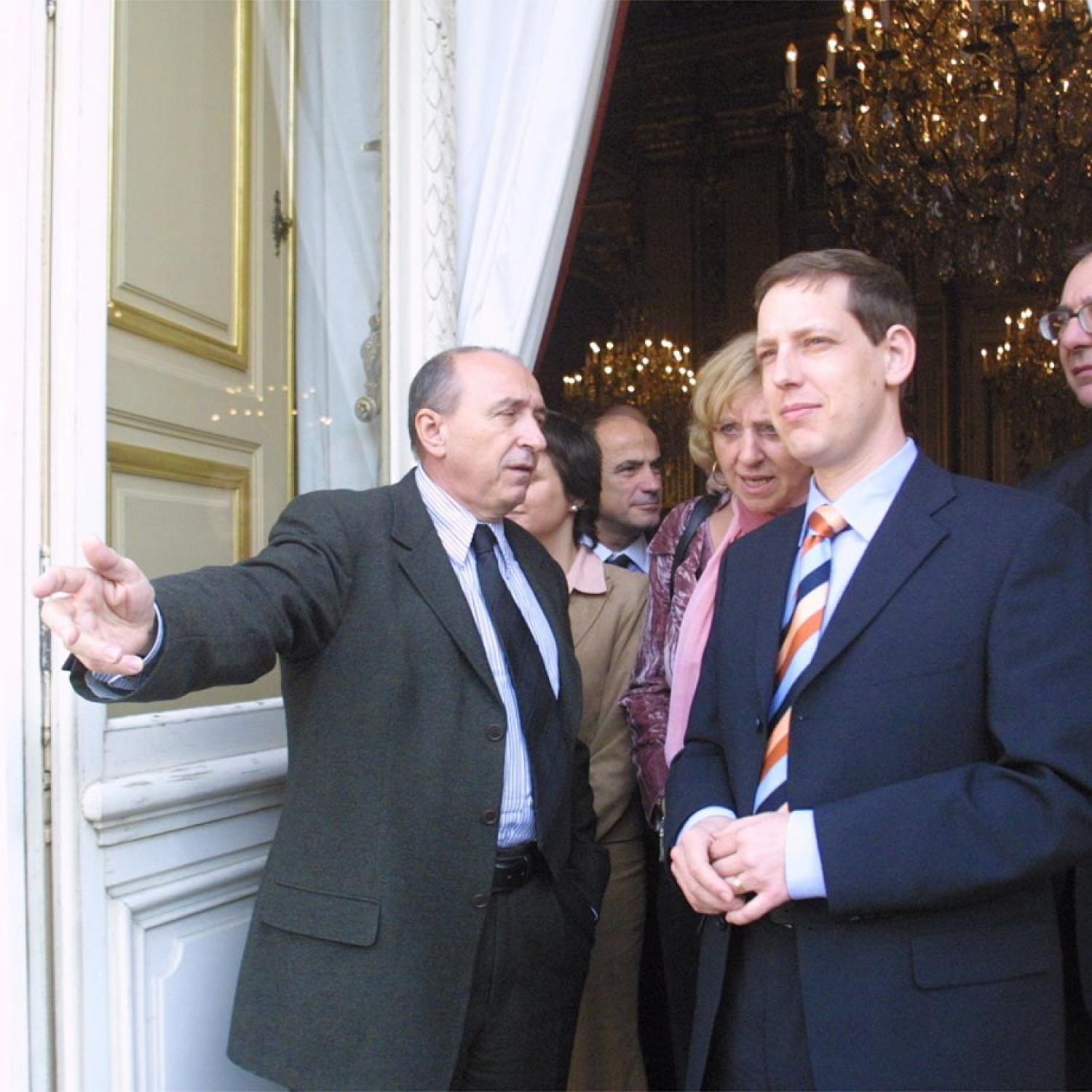 [Stanislav Gross, Premier ministre Tchèque, en visite à Lyon]