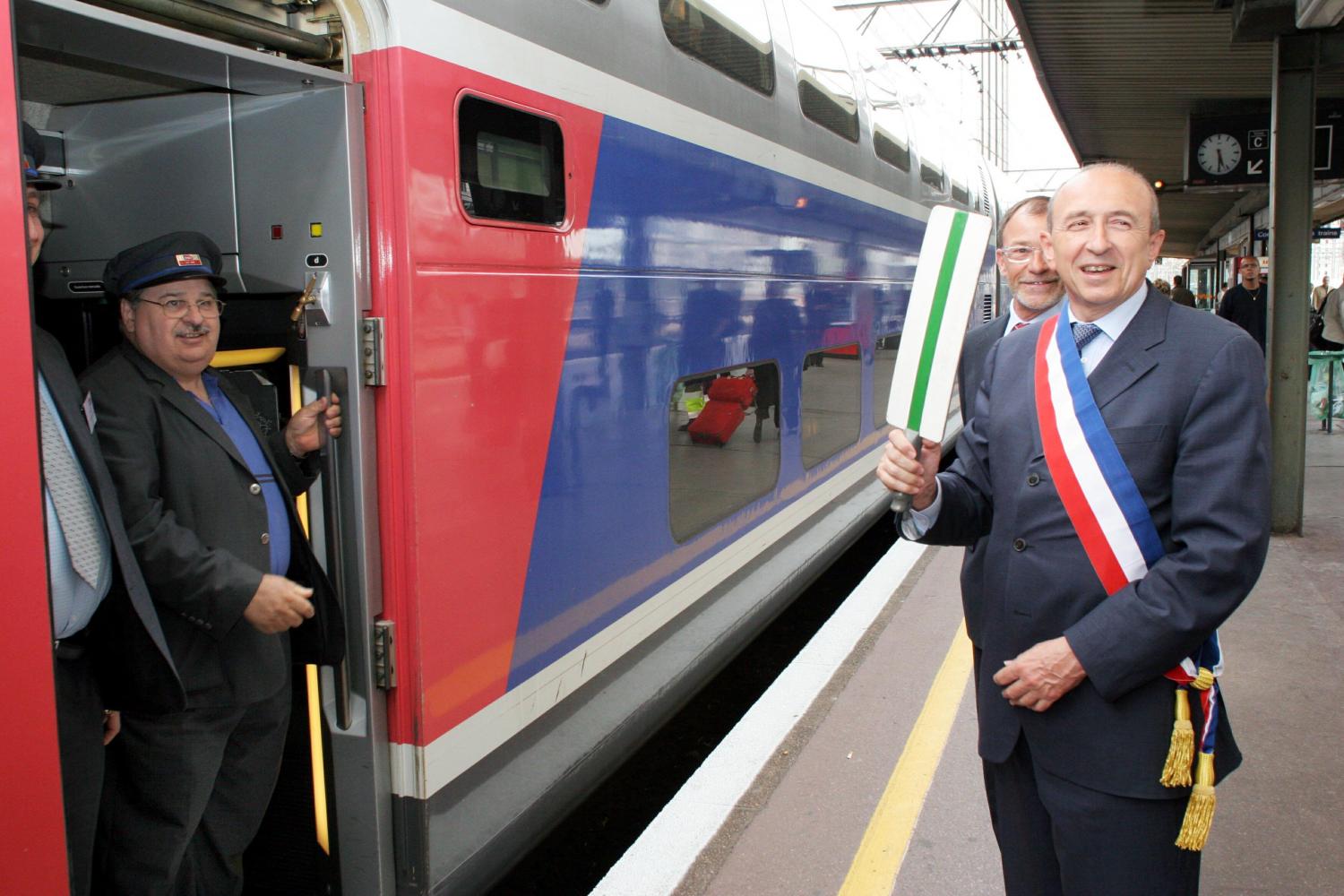 [Opération "J'aime le train" en gare de Lyon-Part-Dieu]