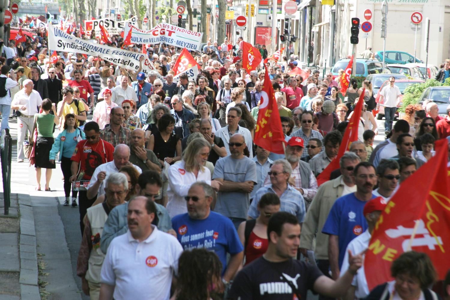 [Manifestation du 1er mai : départ du cortège]