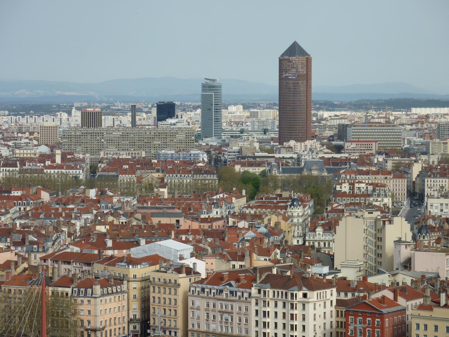 Vue du 3e arrondissement de Lyon