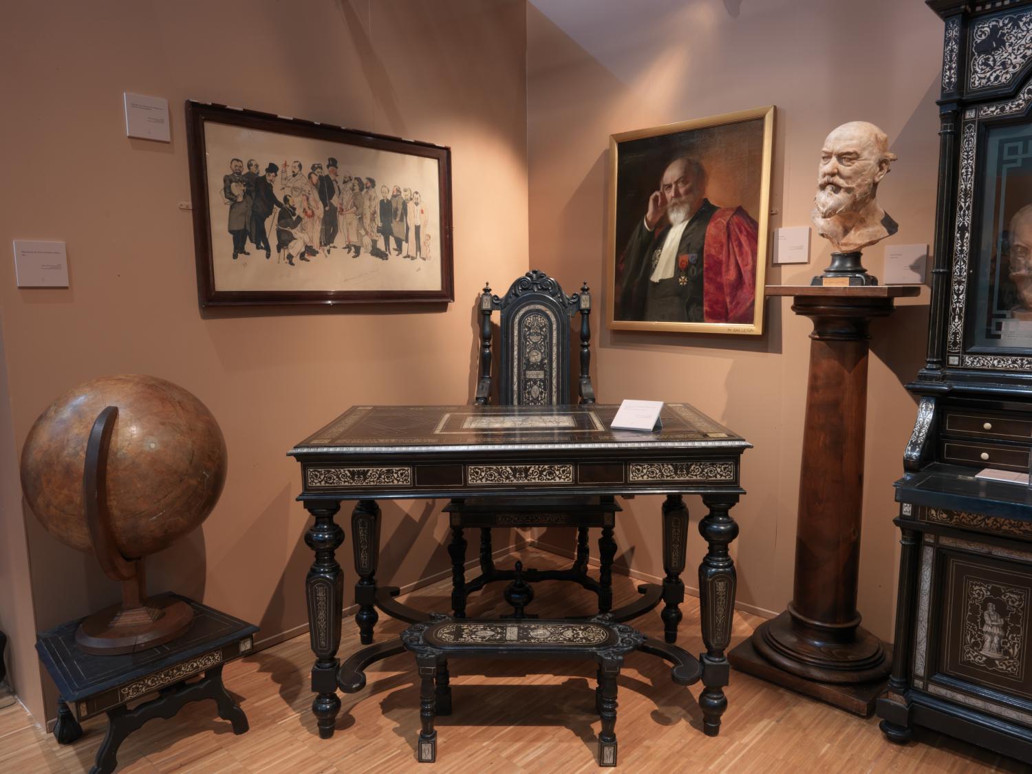 Collections du musée d'Histoire de la médecine, le cabinet du Docteur Gailleton