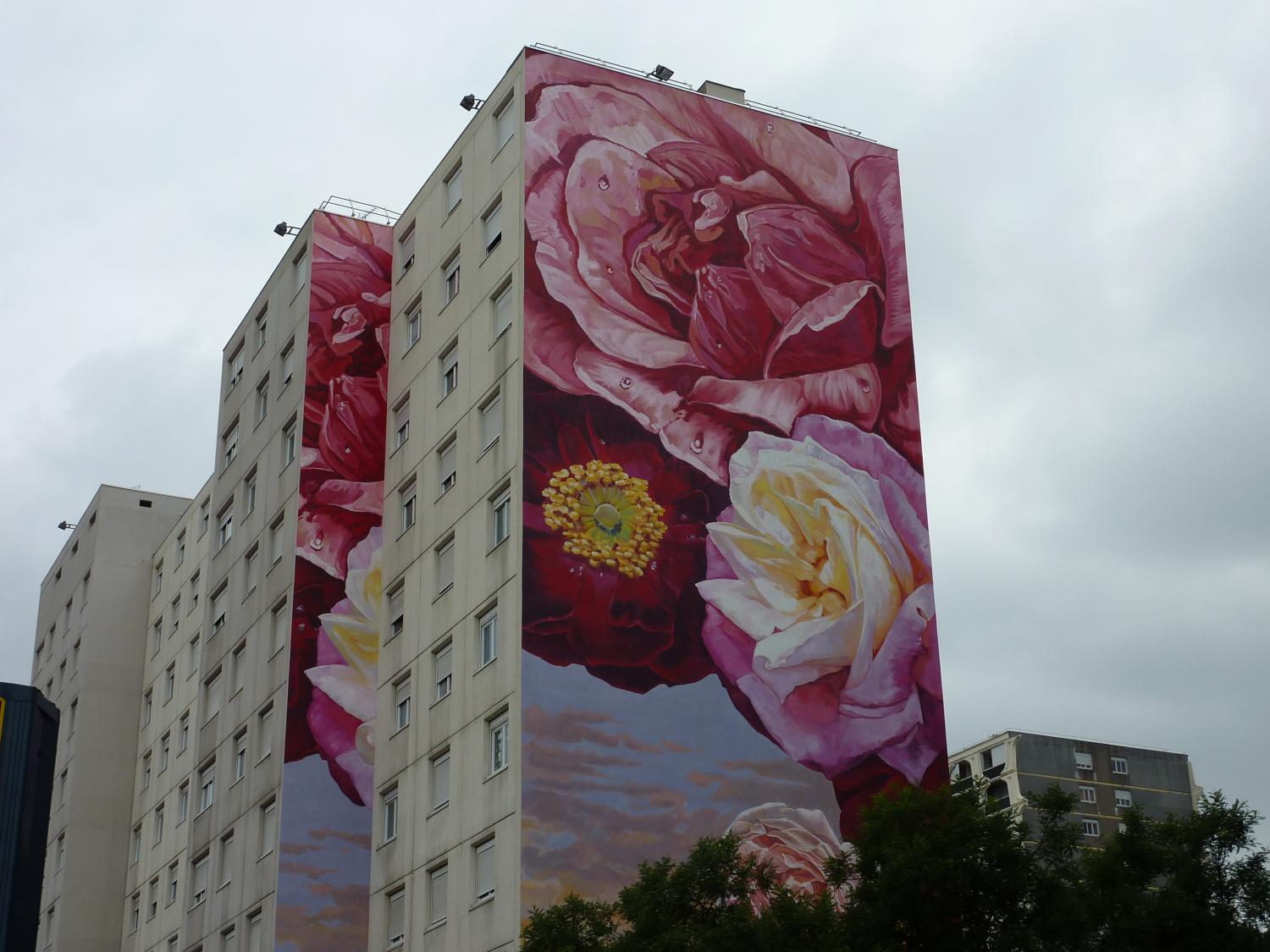 Fresque des Roses, Lyon 8e