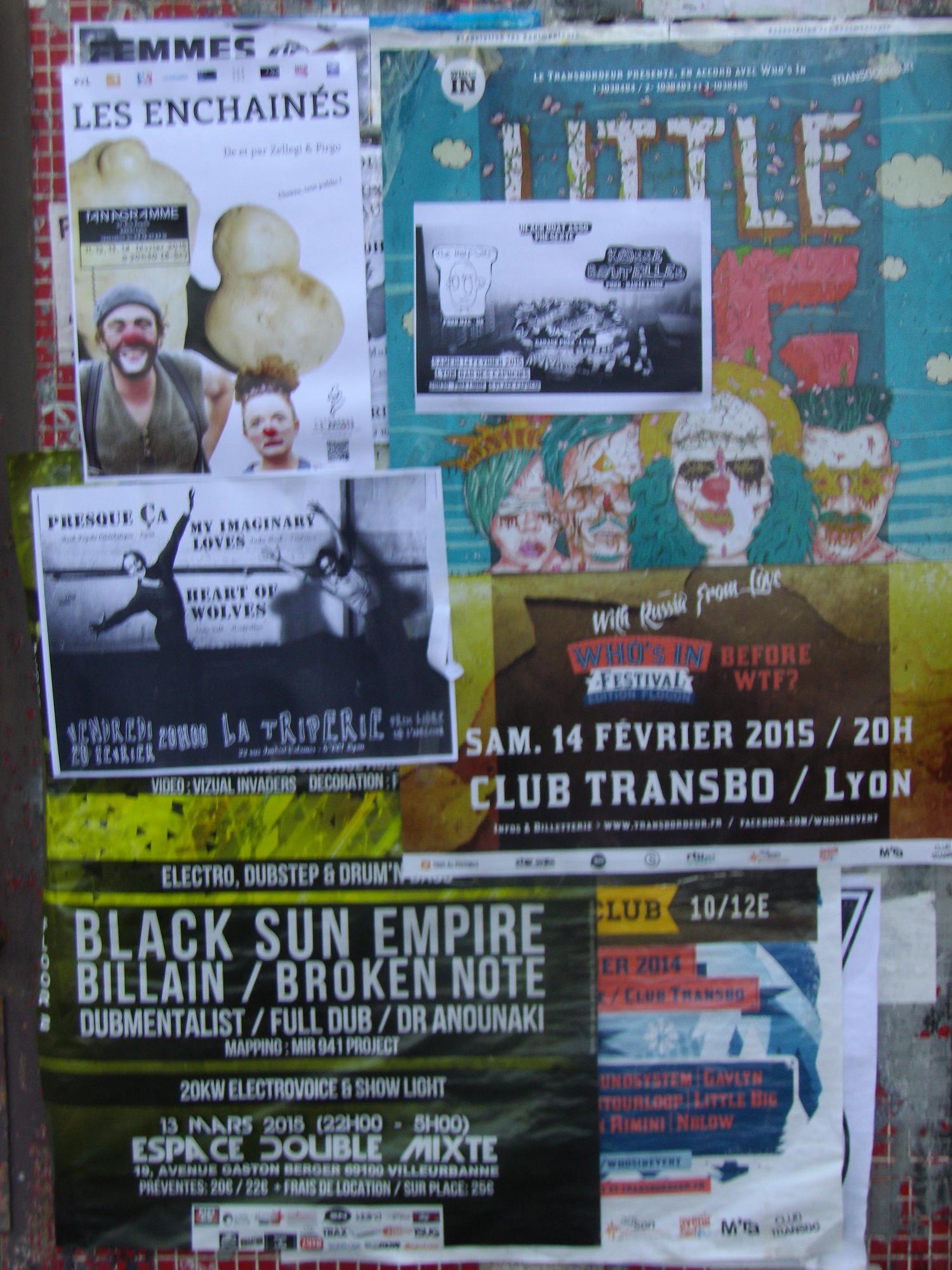 Affiches rue Diderot
