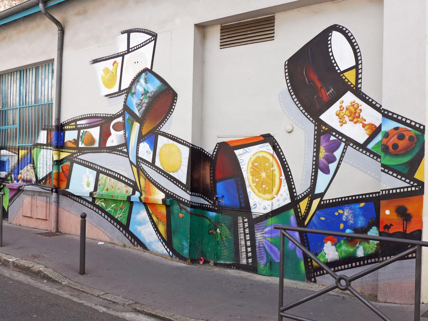 Street art, rue Songieu, Villeurbanne