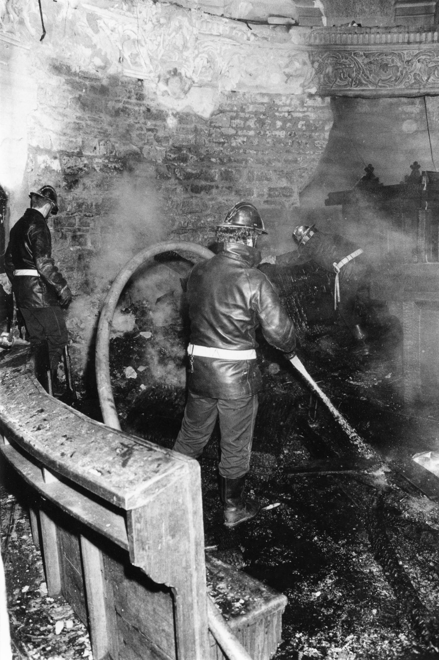 [Incendie dans l'église du Bon-Pasteur]