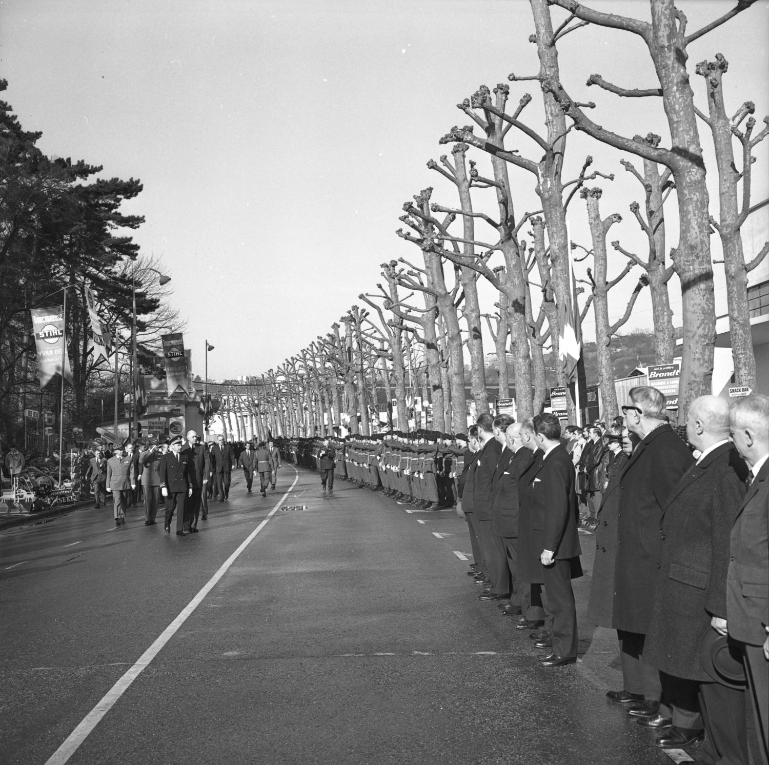 Inauguration de la Foire de Lyon par Charles de Gaulle