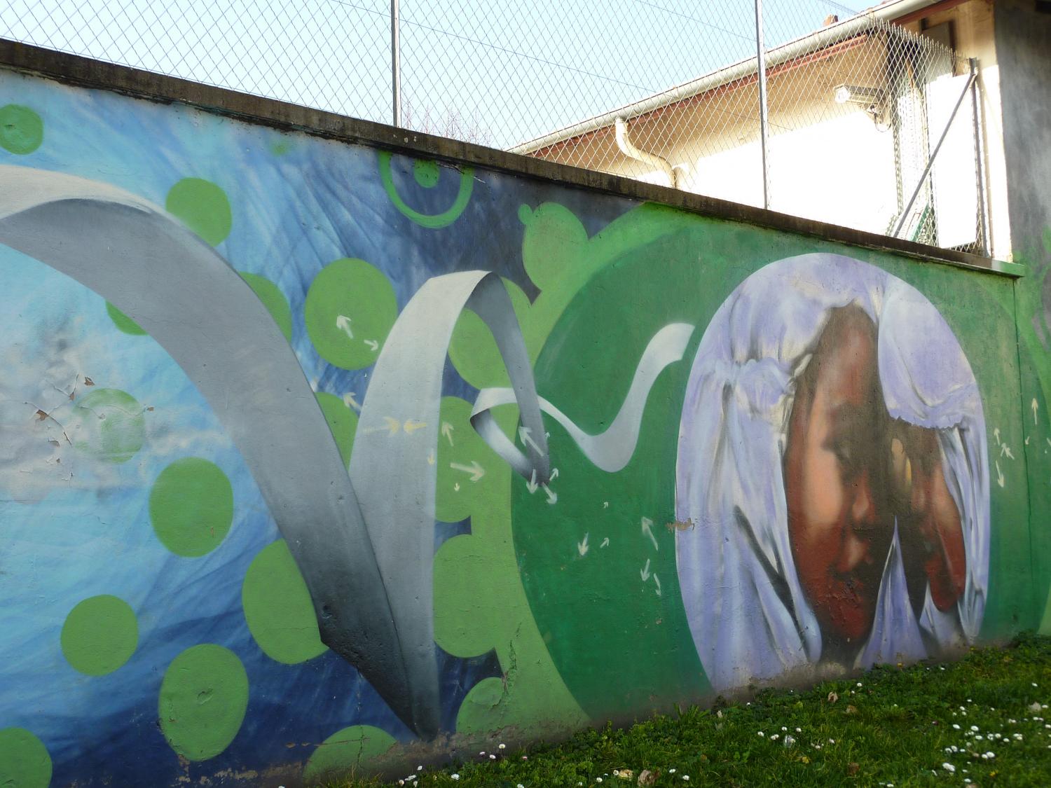 Fresque des droits de l'Enfant, Lyon 8ème