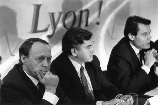 [Campagne pour les élections municipales de 1989 : les têtes de liste de "Ensemble mieux vivre Lyon"]