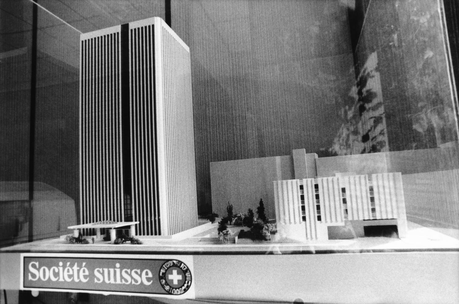 [Maquette de la "Tour suisse" (Swiss Life)]