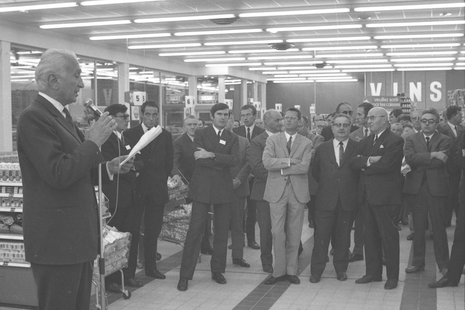 Inauguration du supermarché Casino des Minguettes