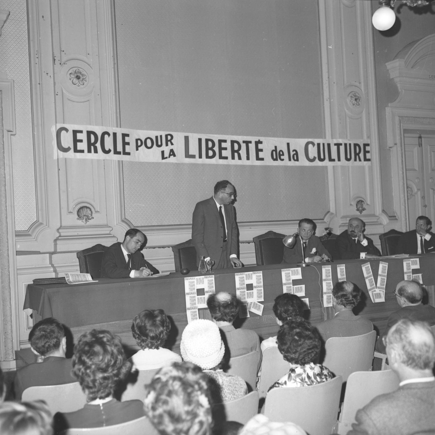 Cercle pour la liberté de la culture : conférence sur Adolf Eichmann