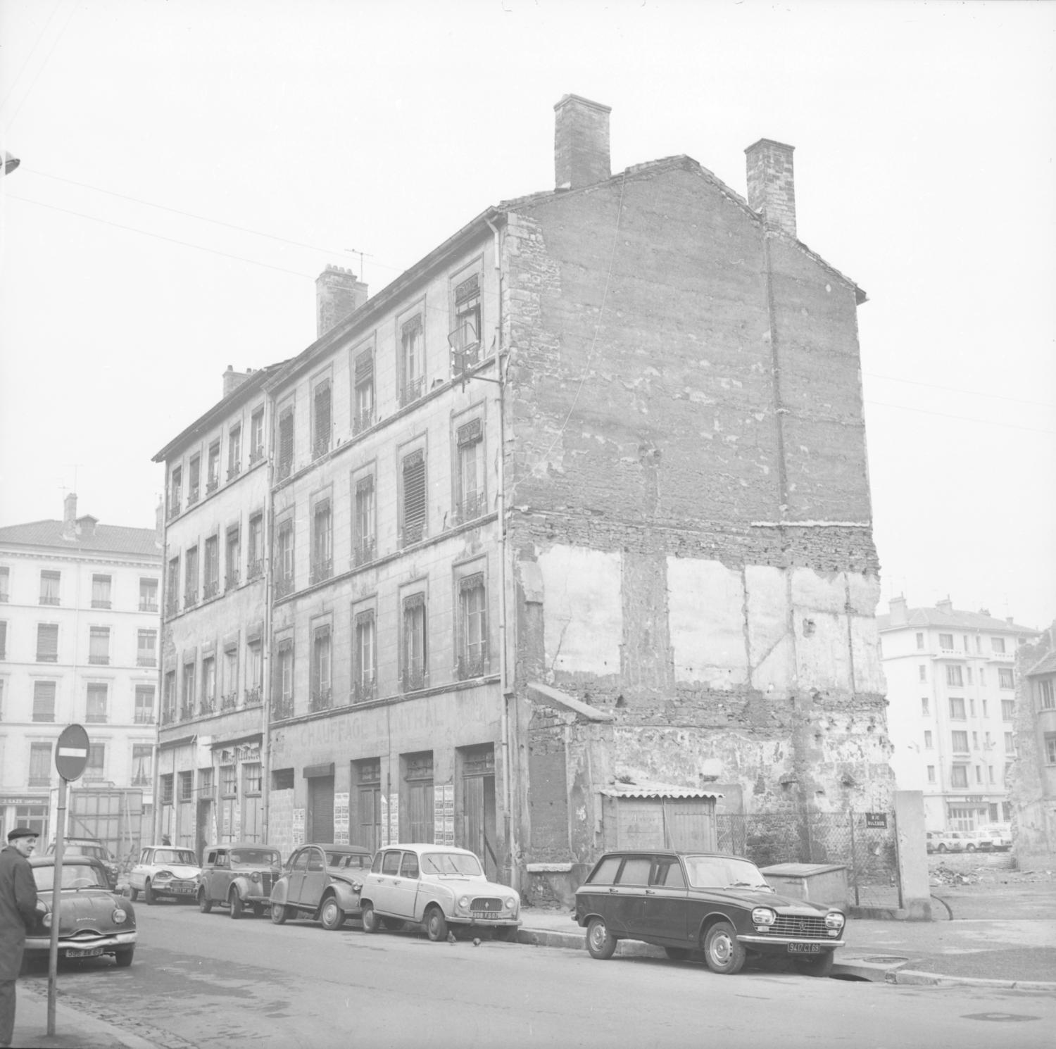 Quartier des Brotteaux/Garibaldi en démolition