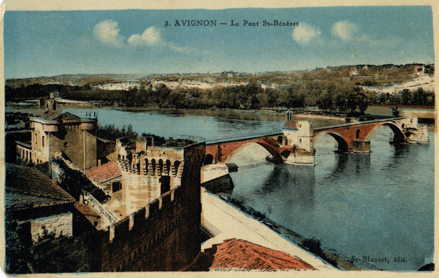Avignon - Le Pont St-Bénézet.