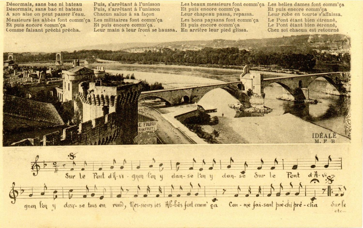 Avignon - Le Pont St-Bénézet (XIVe siècle)
