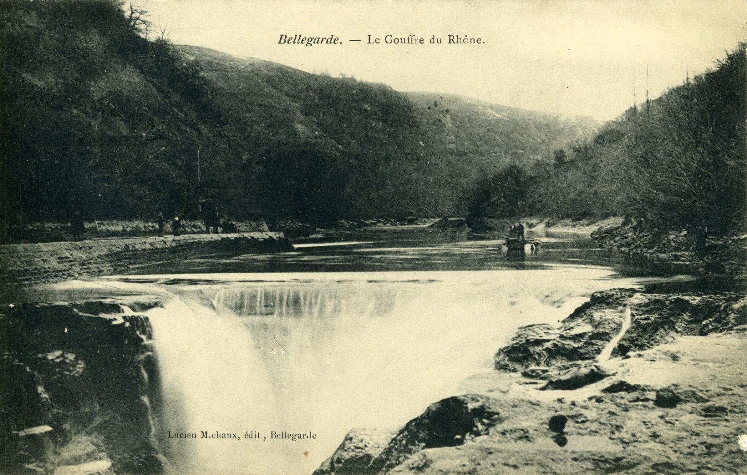 Bellegarde - Le Gouffre du Rhône.