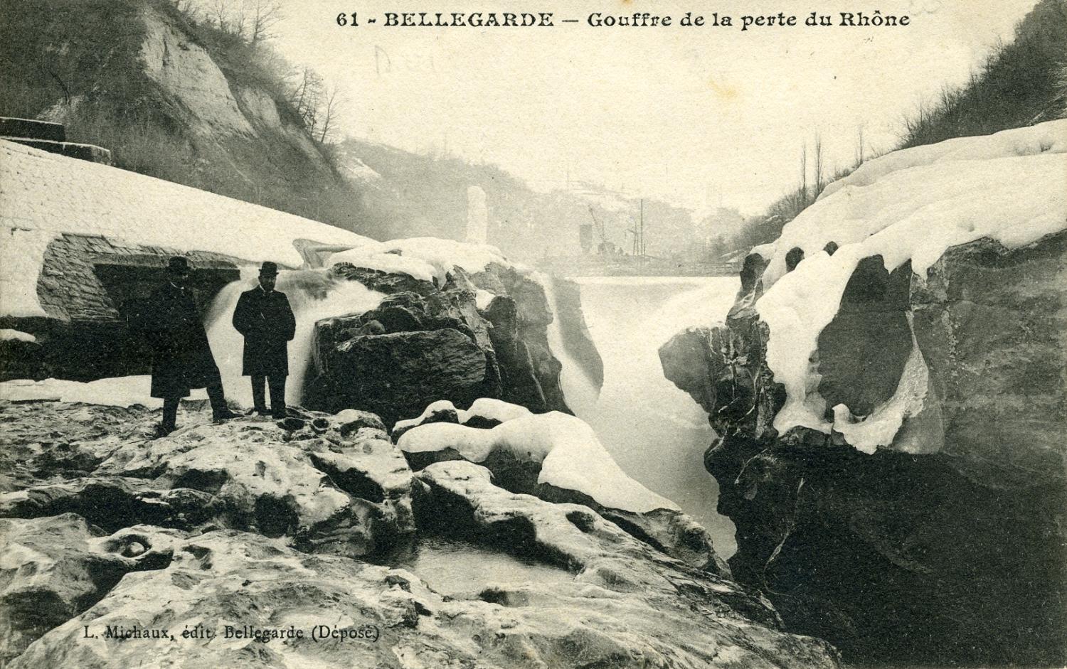 Bellegarde - Gouffre de la perte du Rhône.