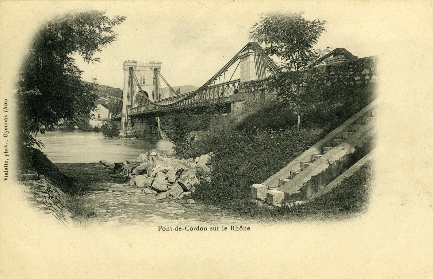 Pont-de-Cordon sur le Rhône