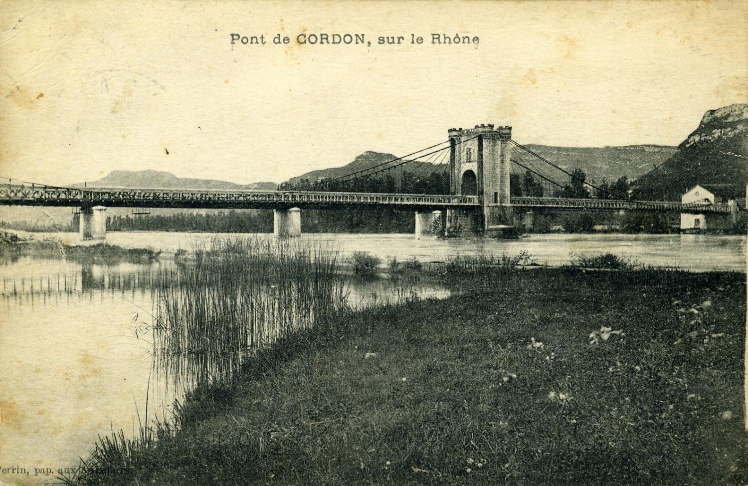 Pont-de Cordon, sur le Rhône.