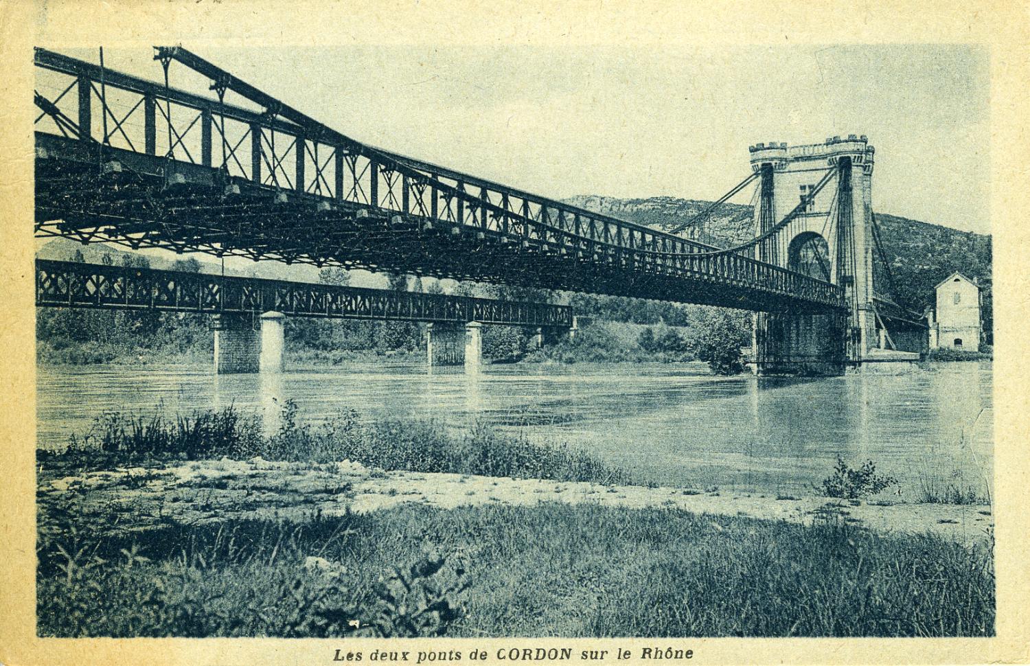 Environs des Avenières - Joli Pont de Cordon, sur le Rhône