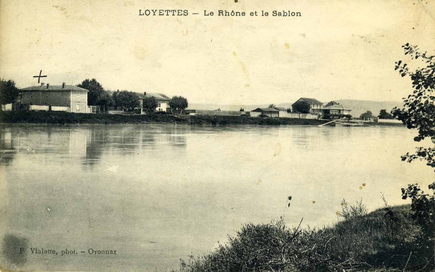 Loyettes - Le Rhône et le Sablon