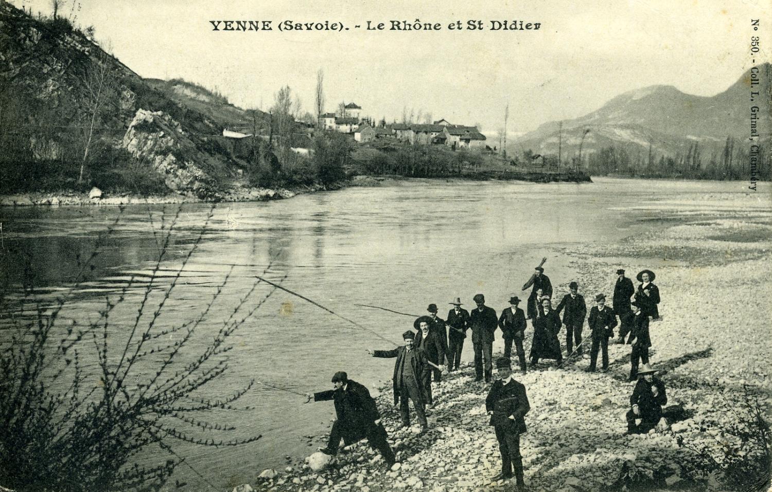 Yenne (Savoie). - Le Rhône et St-Didier