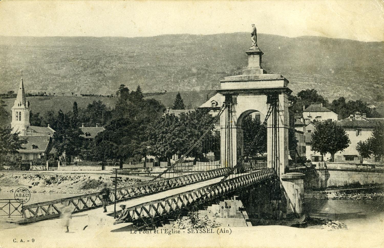 Le Pont de l'Eglise - Seyssel (Ain)