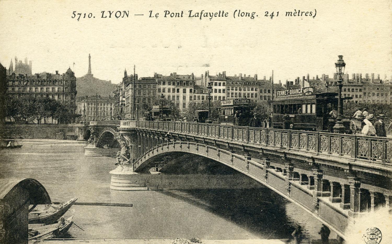 Lyon - Le Pont Lafayette (long. 241 mètres)
