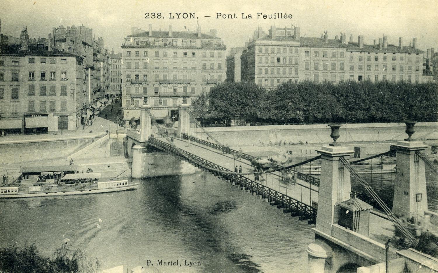 Lyon. - Pont La feuillée