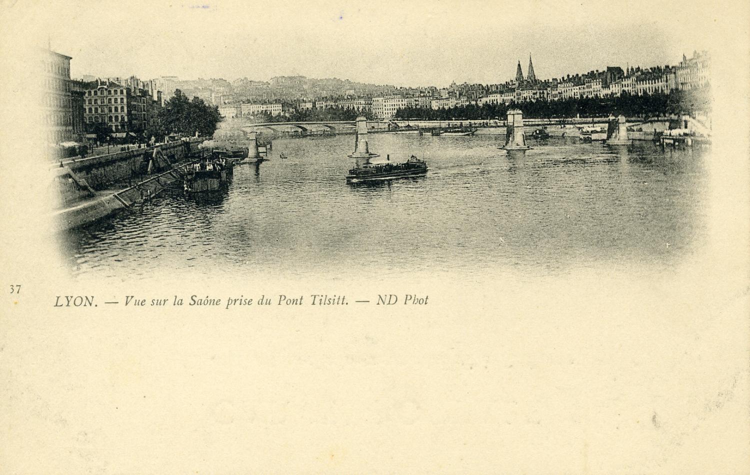 Lyon - Le Pont du Palais de Justice