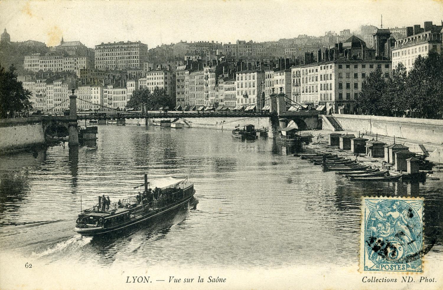Lyon. - Vue sur la Saône