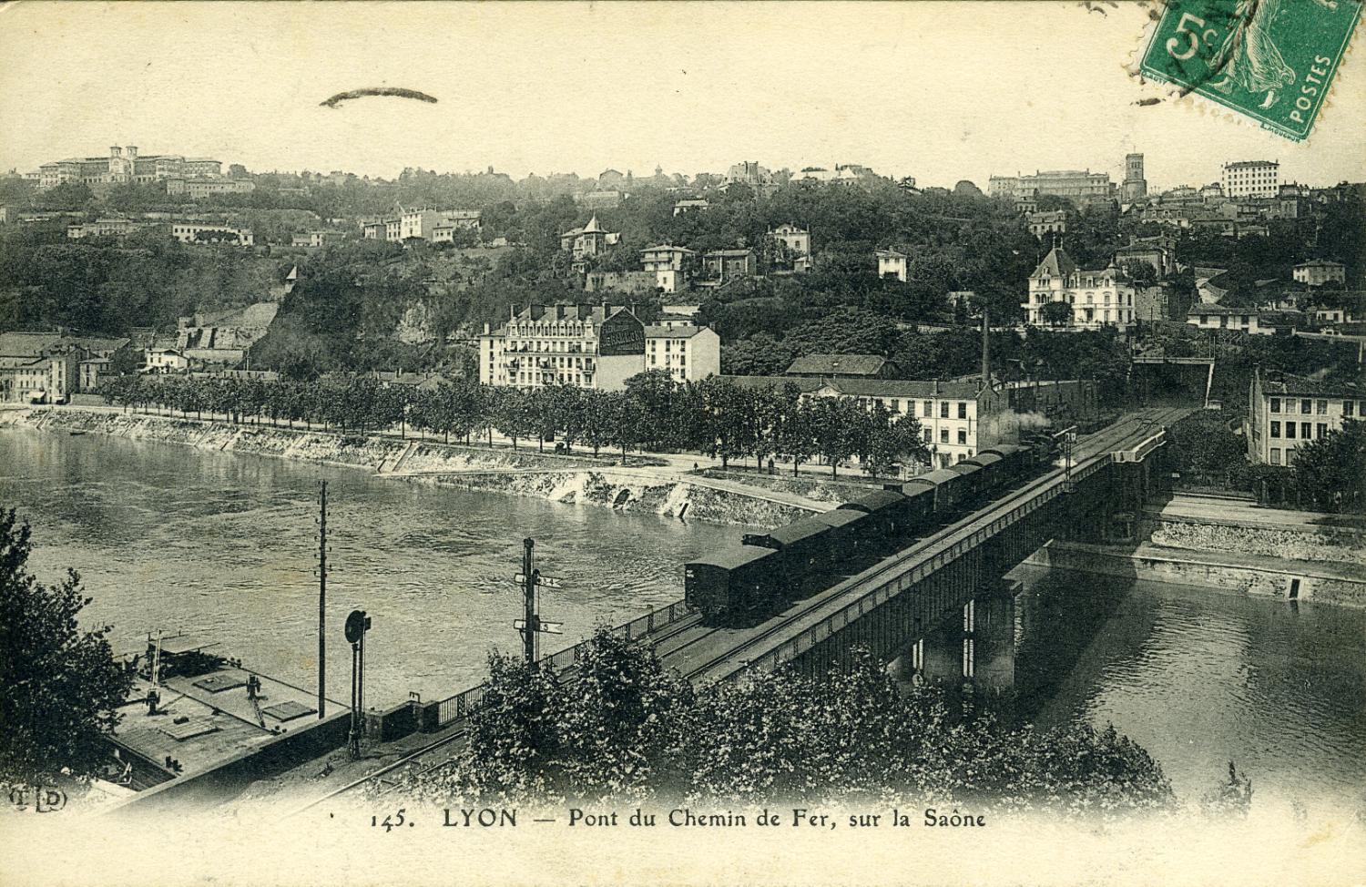 LYON. - Pont du Chemin de Fer, sur la Saône