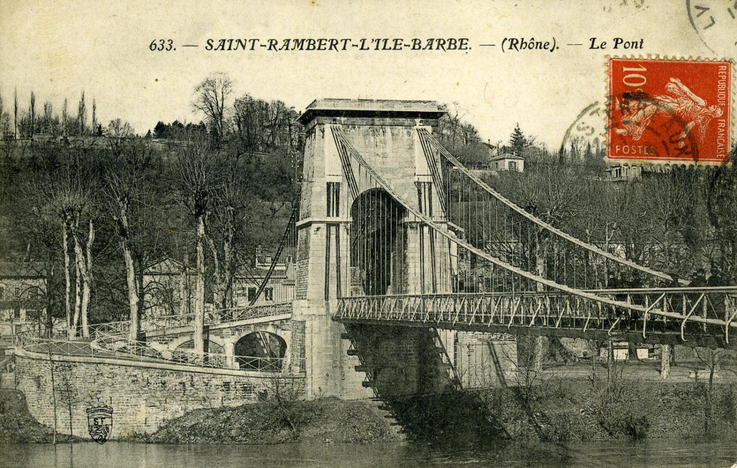 Saint-Rambert-L'Ile Barbe. -(Rhône). - Le Pont