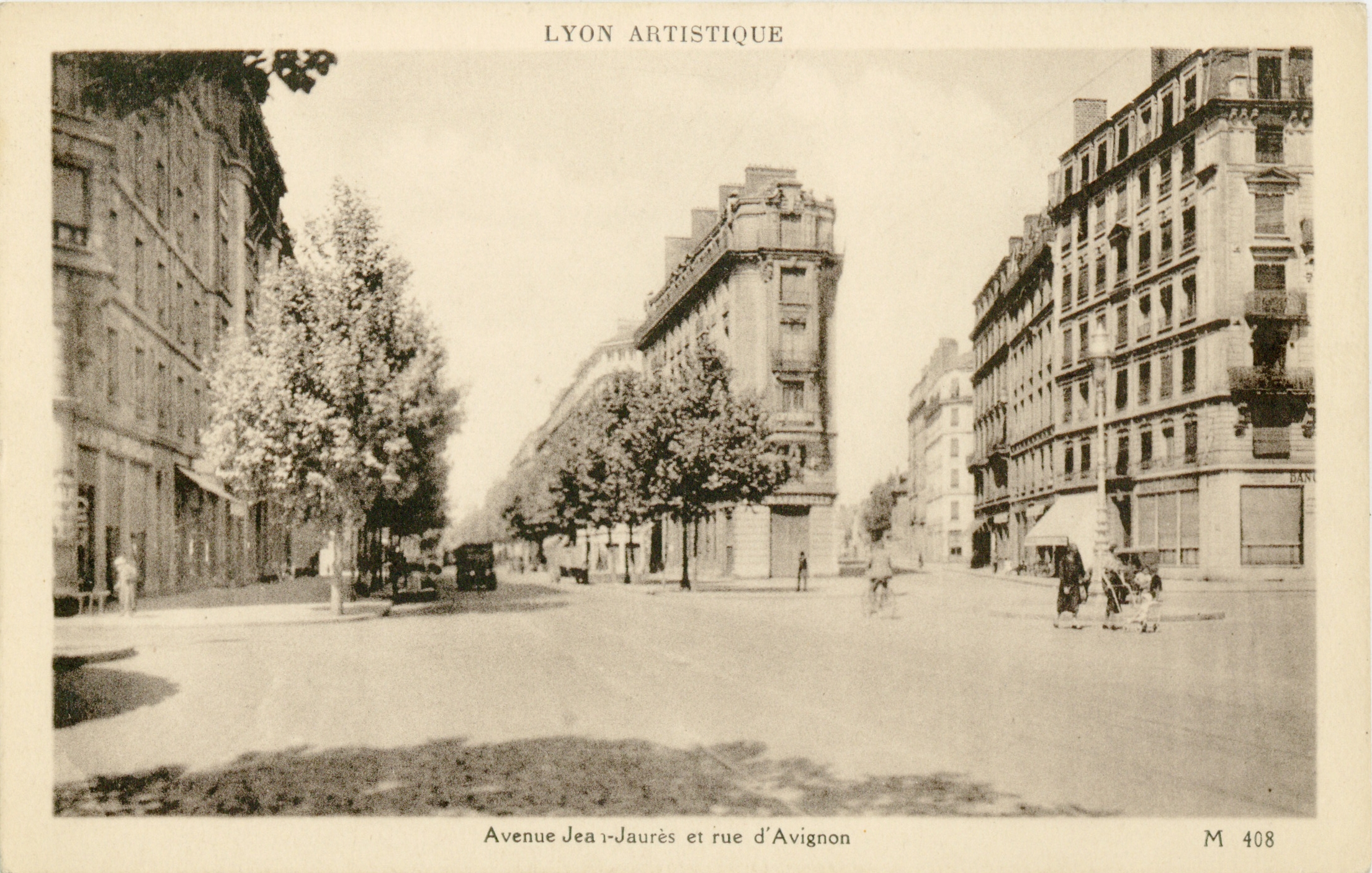 Photographes en Rhône-Alpes::Lyon artistique. - Avenue Jean-Jaurès et rue  d'Avignon