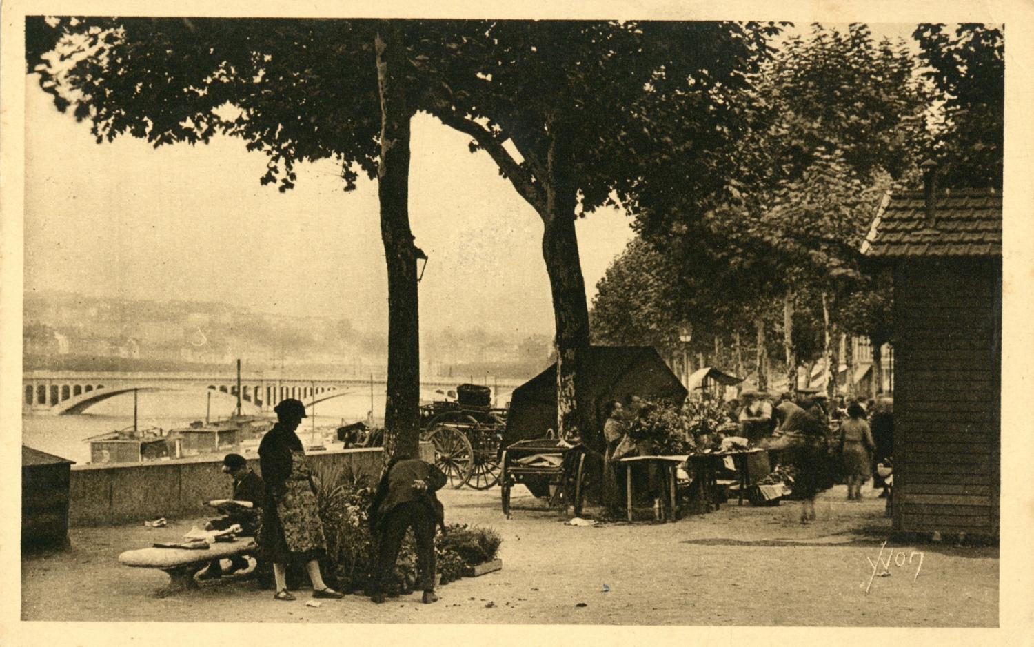 La Douce France : Lyon ; Le Marché de la Guillotière.