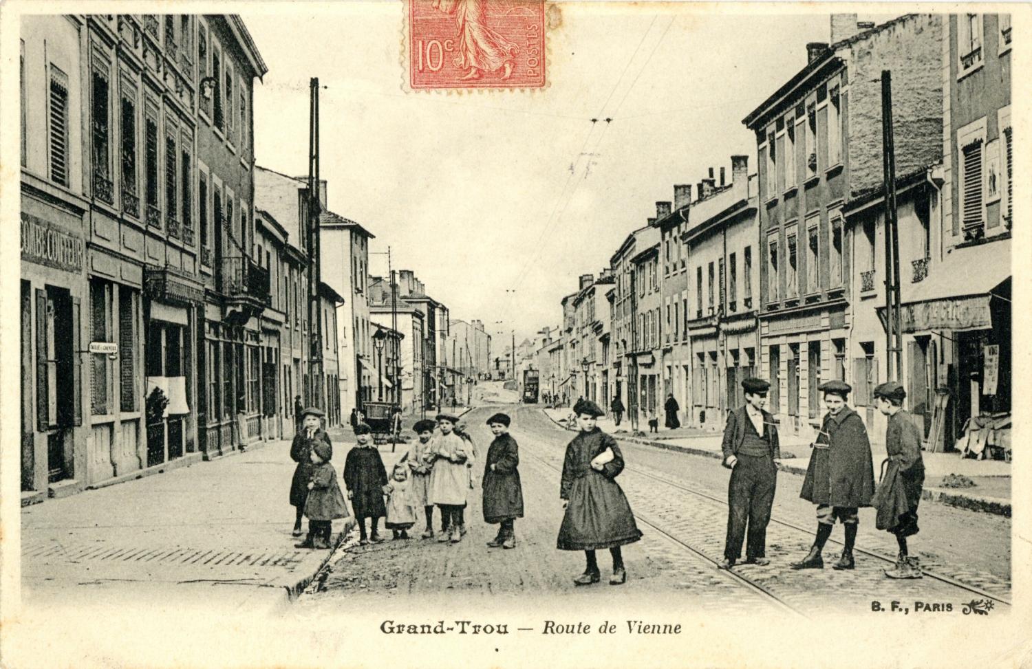 Grand-Trou : Route de Vienne.