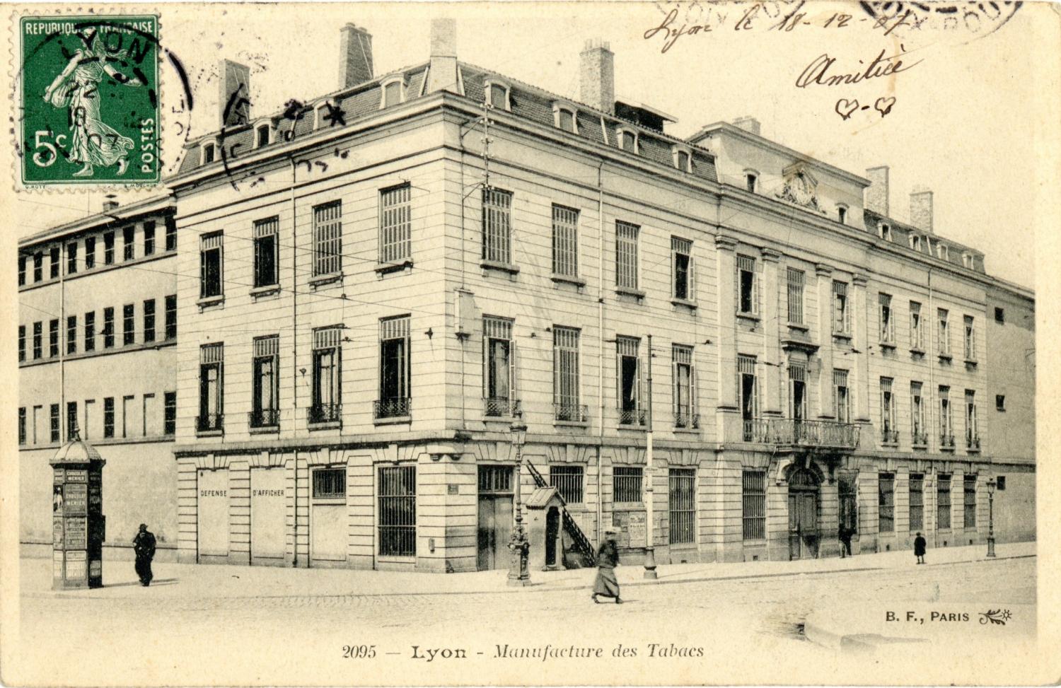 Lyon : Manufacture des Tabacs.