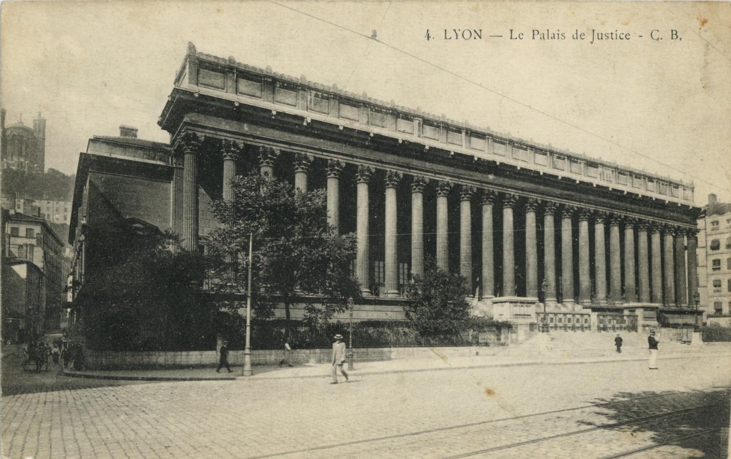 Lyon : Le Palais de Justice.