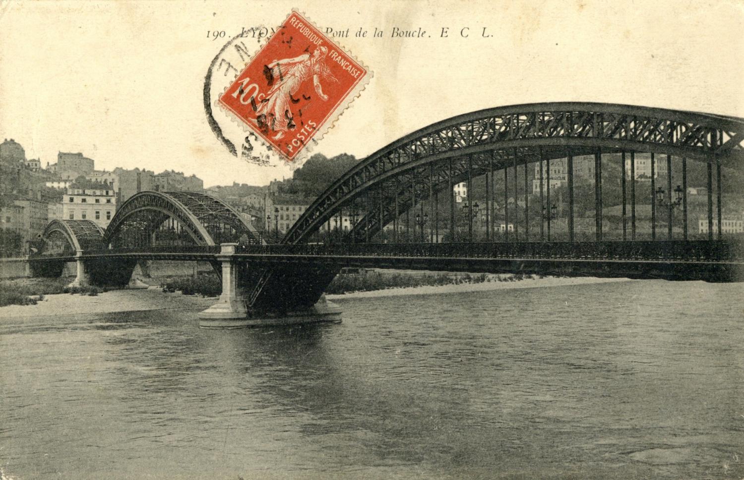 Lyon : Pont de la Boucle.