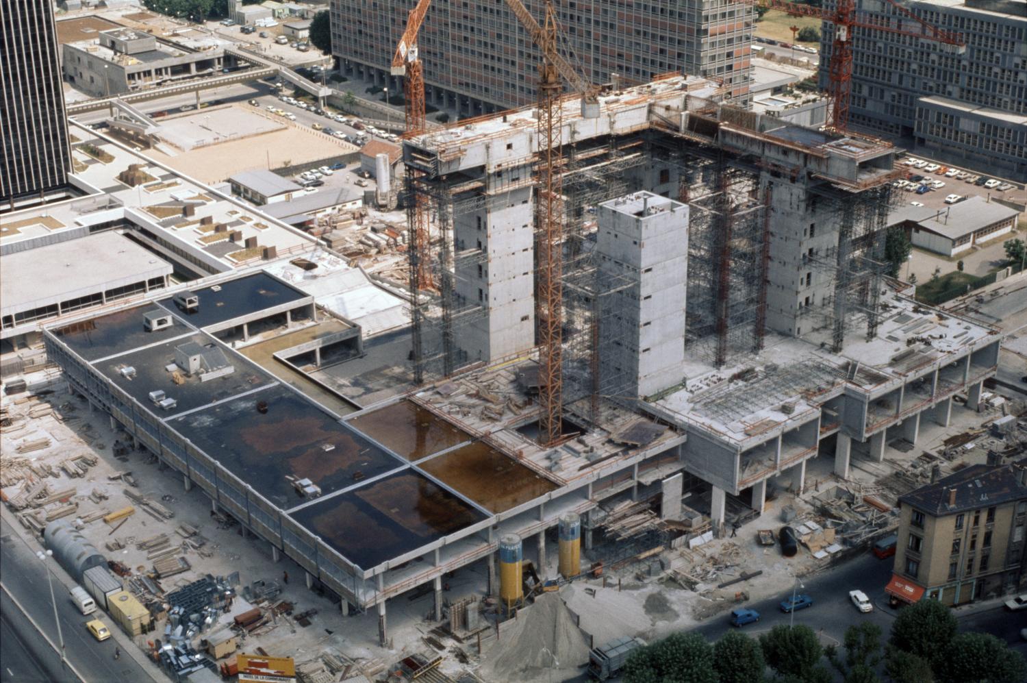 [Quartier de La Part-Dieu. Chantier de l'hôtel de la Communauté urbaine de Lyon]