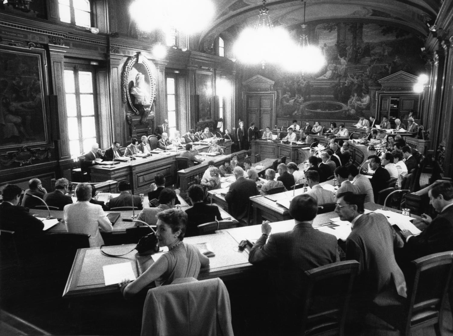 [Conseil municipal de Lyon : séance du 7 septembre 1986 (vote pour les sénatoriales)]