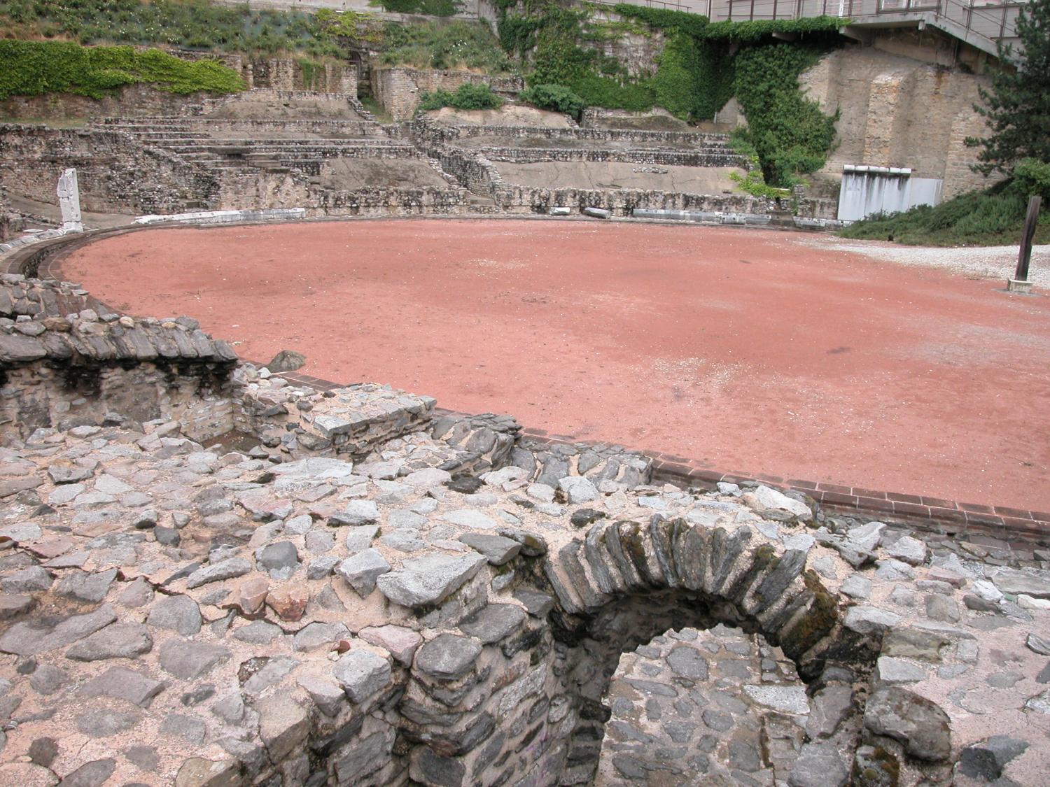 Vue de l'arène