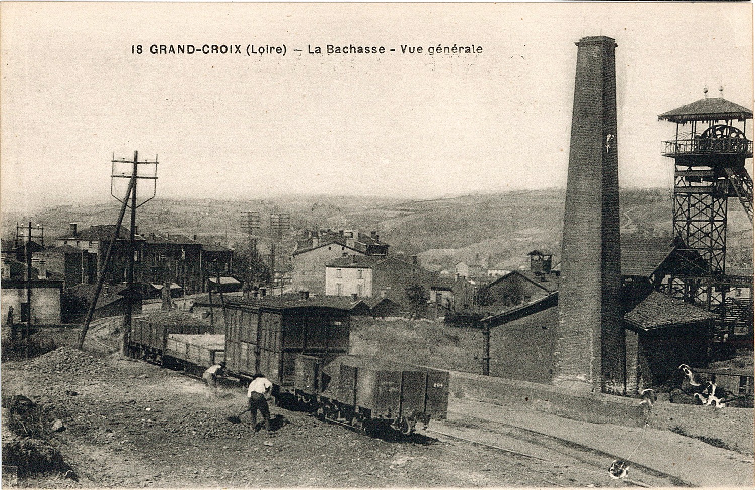 La Grand-Croix (Loire) : Vue générale