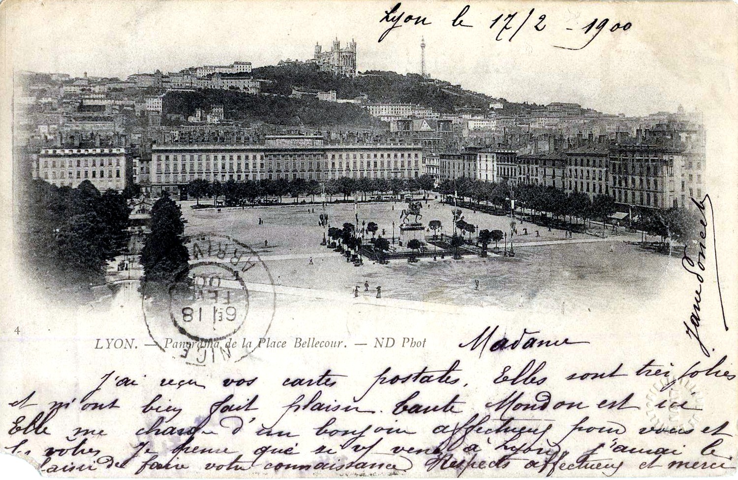 Lyon : Panorama de la Place Bellecour